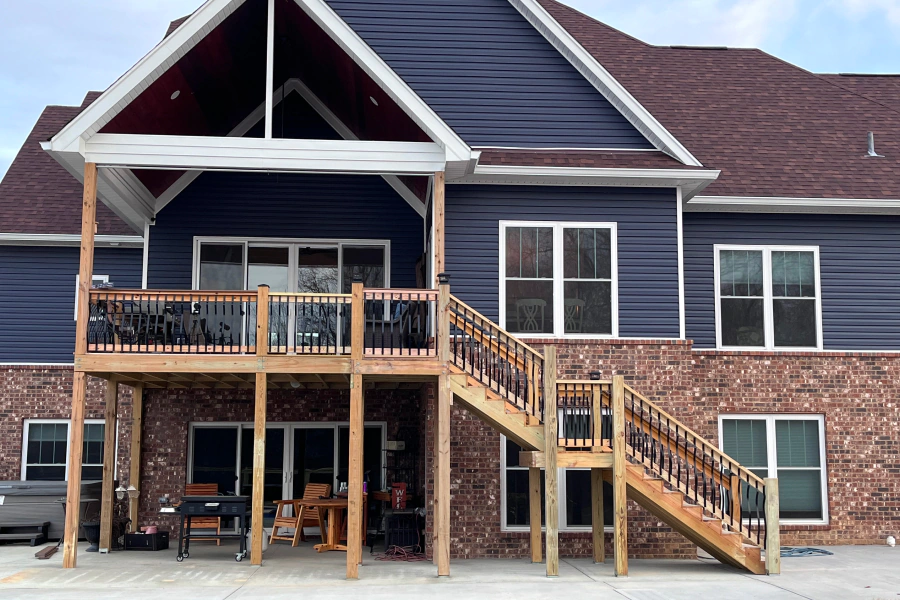 service modern deck renovation work